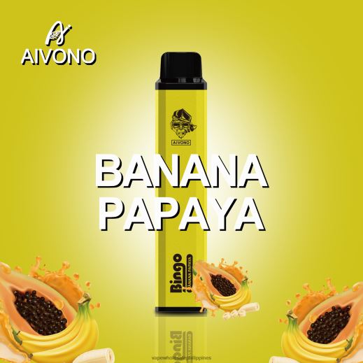 E Cig Wholesale - Aivono AIM BINGO 4000 Banana Papaya X6BJJP137