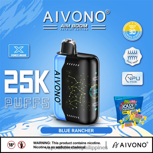 Vape Supplier Manila - Aivono AIM BOOM 25000 Blue Rancher X6BJJP344