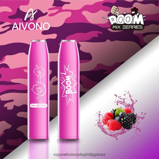 Vape Wholesale Philippines - Aivono AIM BOOM 600 Mixed Berries X6BJJP361