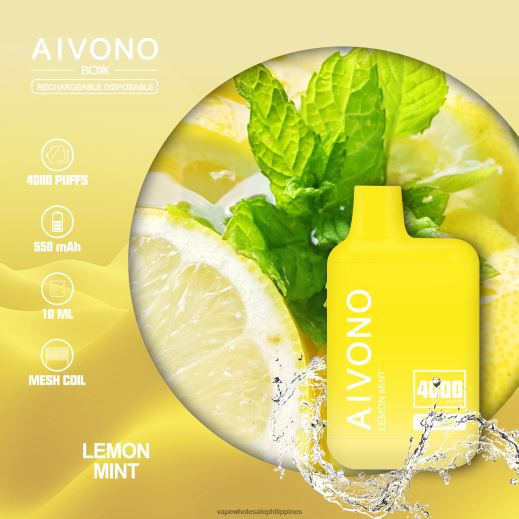 Vape Cheapest Price - Aivono AIM BOXX 4000 Lemon Mint X6BJJP230