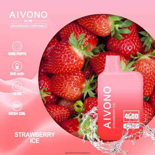 Vape Philippines Price - Aivono AIM BOXX 4000 Strawberry Ice X6BJJP226