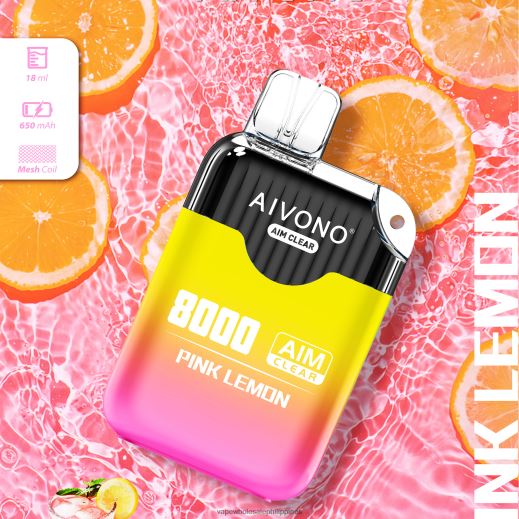 Vape Cheap Online - Aivono AIM CLEAR 8000 Pink Lemon X6BJJP211