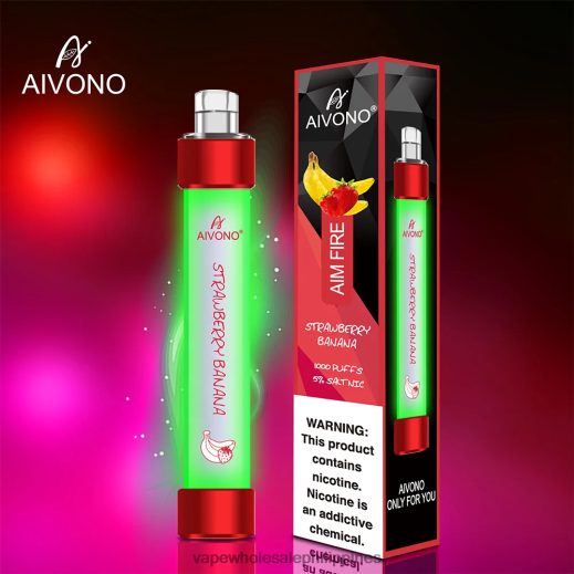 Cheapest Vape Philippines - Aivono AIM FIRE 1000 Strawberry Banana X6BJJP332