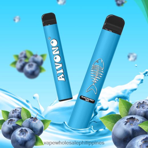 Electronic Cigarette Wholesale - Aivono AIM FISHBONE 600 Blueberry Ice X6BJJP279