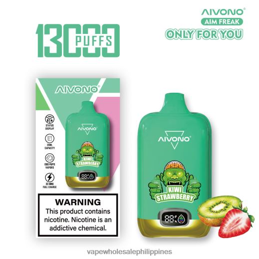 Vape Philippines Price - Aivono AIM FREAK 13000 Kiwi Strawberry X6BJJP246