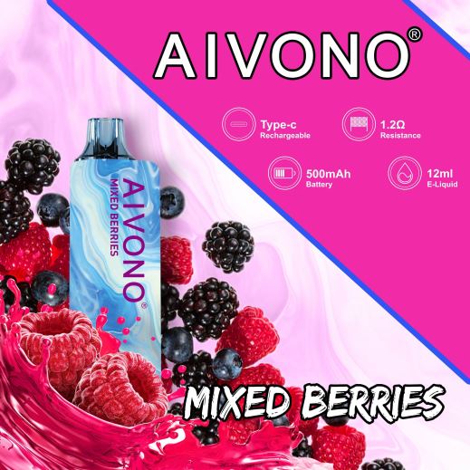 Vape Cheap Online - Aivono AIM GUN 7000 Mixed Berries X6BJJP111