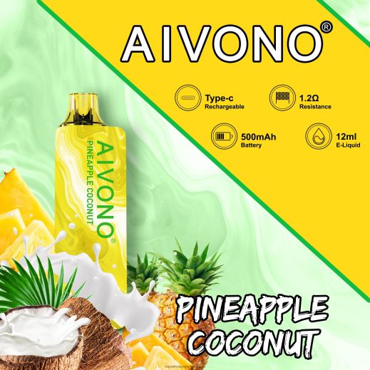 Vape Philippines Price - Aivono AIM GUN 7000 Pineapple Coconut X6BJJP106