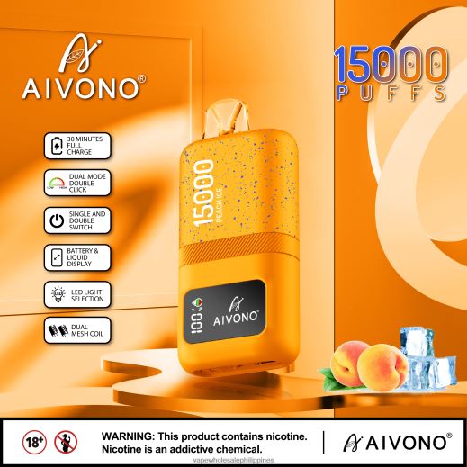 Electronic Cigarette Wholesale - Aivono AIM magic 15000 Peach Ice X6BJJP59