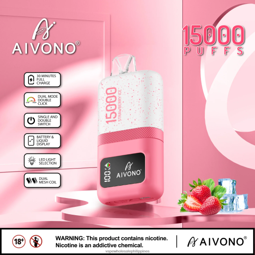 Vape Cheap Online - Aivono AIM magic 15000 Strawberry Ice X6BJJP71