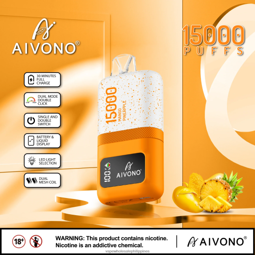 Vape Wholesaler - Aivono AIM magic 15000 Mango Pineapple X6BJJP69