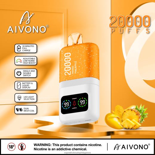 E Cig Wholesale - Aivono AIM magic 20000 Mango Pineapple X6BJJP77