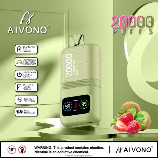 Vape Wholesale Philippines - Aivono AIM magic 20000 Strawberry Kiwi X6BJJP81