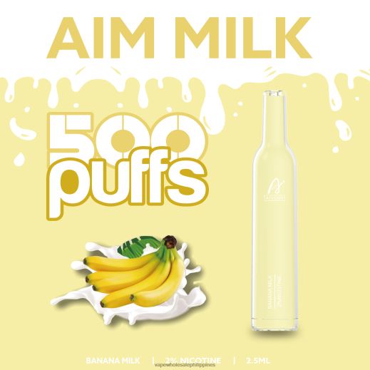 Buy Vape Philippines - Aivono AIM MILK 500 Banana Milk X6BJJP275