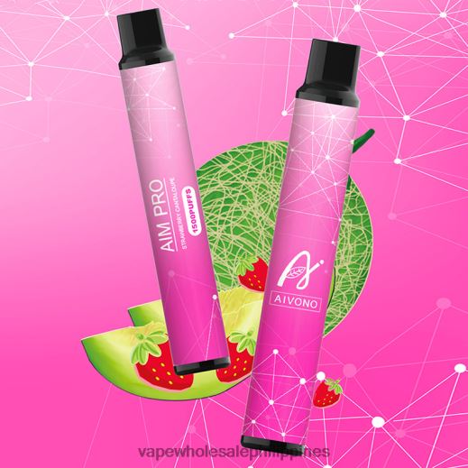 Vape Wholesale Philippines - Aivono AIM PRO 1500 Strawberry Cantaloupe X6BJJP161