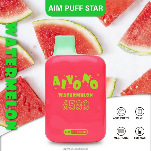 Vape Cheap Online - Aivono AIM PUFF STAR 6500 Watermelon X6BJJP291