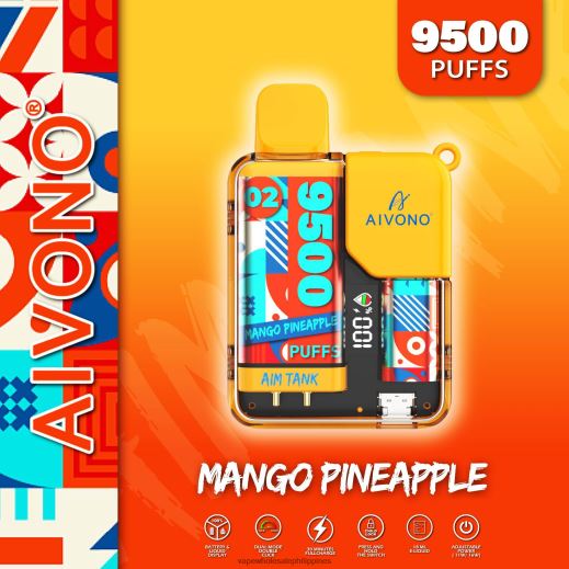 Cheap Vape Philippines - Aivono AIM TANK 9500 Mango Pineapple X6BJJP34