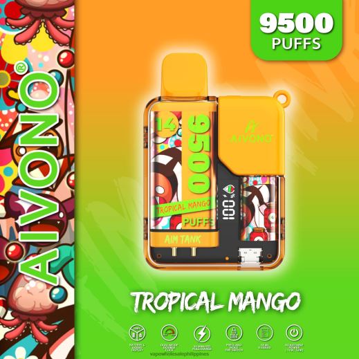 Electronic Cigarette Wholesale - Aivono AIM TANK 9500 Tropical Mango X6BJJP39