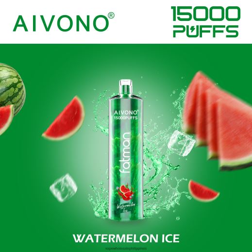 Cheapest Vape Philippines - Aivono FATMAN 15000 Watermelon Ice X6BJJP12