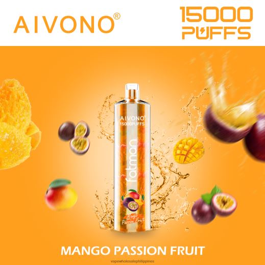 Electronic Cigarette Wholesale - Aivono FATMAN 15000 Mango Passion Fruit X6BJJP19