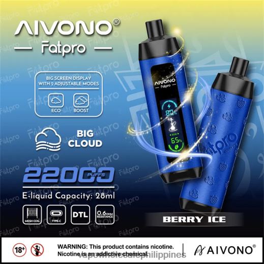 Vape Cheapest Price - Aivono Fatpro 22000 Berry Ice X6BJJP10