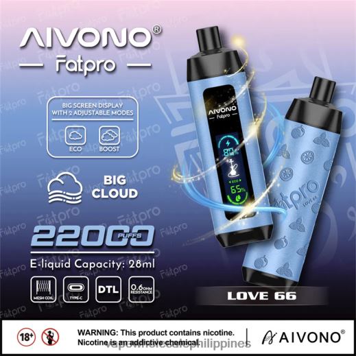 Vape Philippines Price - Aivono Fatpro 22000 Love 66 X6BJJP6