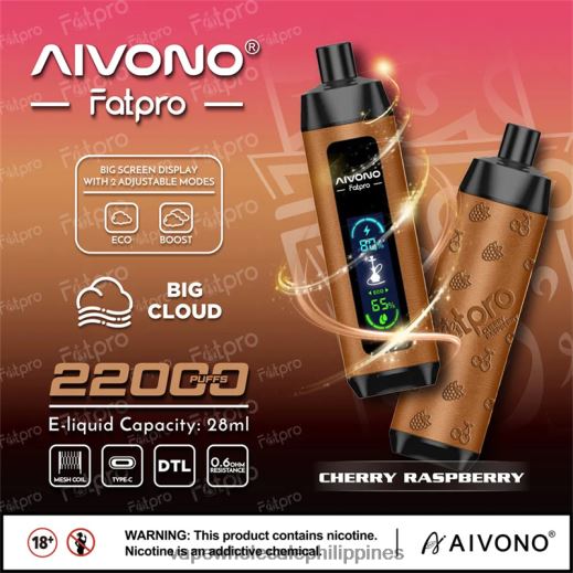 Vape Supplier Manila - Aivono Fatpro 22000 Cherry Raspberry X6BJJP4