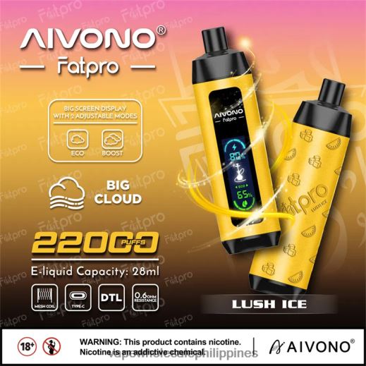 Vape Wholesale Supplier Manila - Aivono Fatpro 22000 Lush Ice X6BJJP3