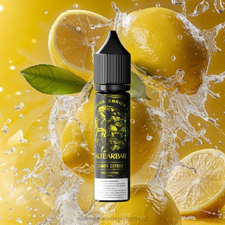 Buy Vape Philippines - NFRX15 Alibarbar Hookah Onyx Dock Lemon citrus