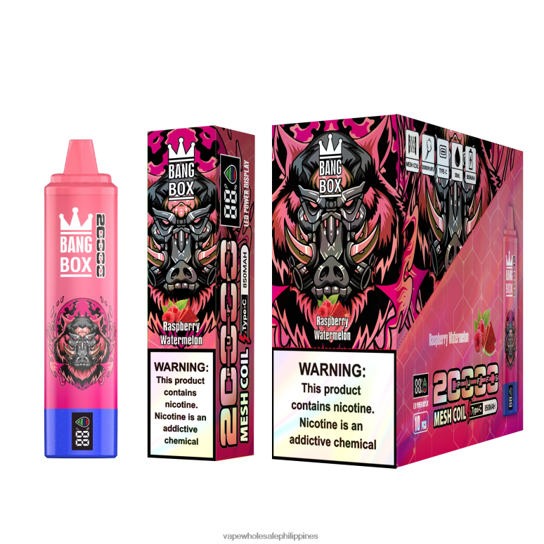 E Cigarettes Wholesale Suppliers - Bang Box 20000 Raspberry Watermelon BF4RF53