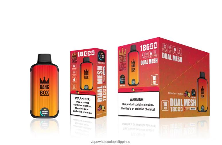 Vape Wholesale Philippines - Bang Box 18000 puffs Strawberry Mango BF4RF99