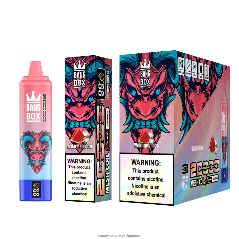 Vape Wholesale Philippines - Bang Box 20000 Watermelon Ice BF4RF56