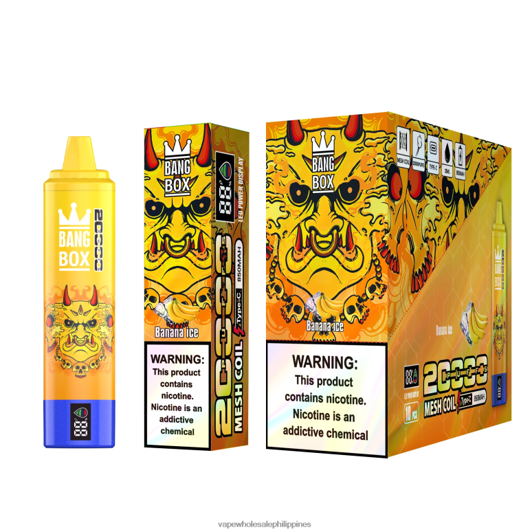 Vape Wholesale Supplier Philippines - Bang Box 20000 Banana Ice BF4RF57