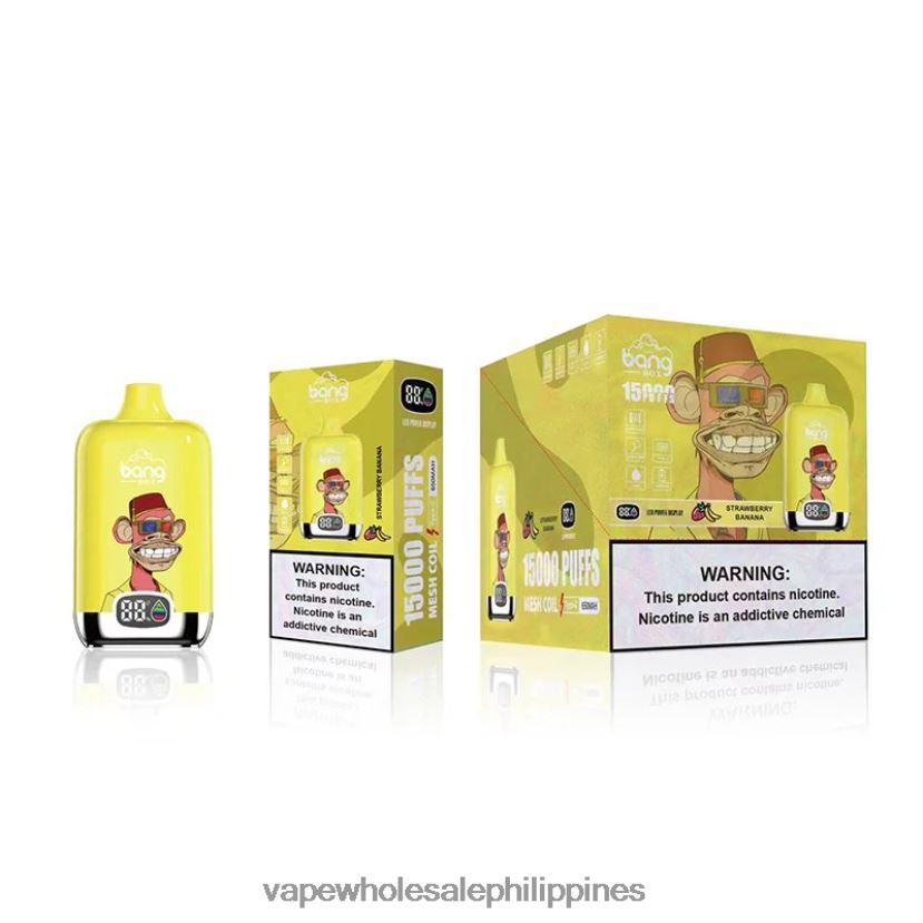 vape wholesale philippines 2J4240131 Strawberry Banana Bang Box 15000