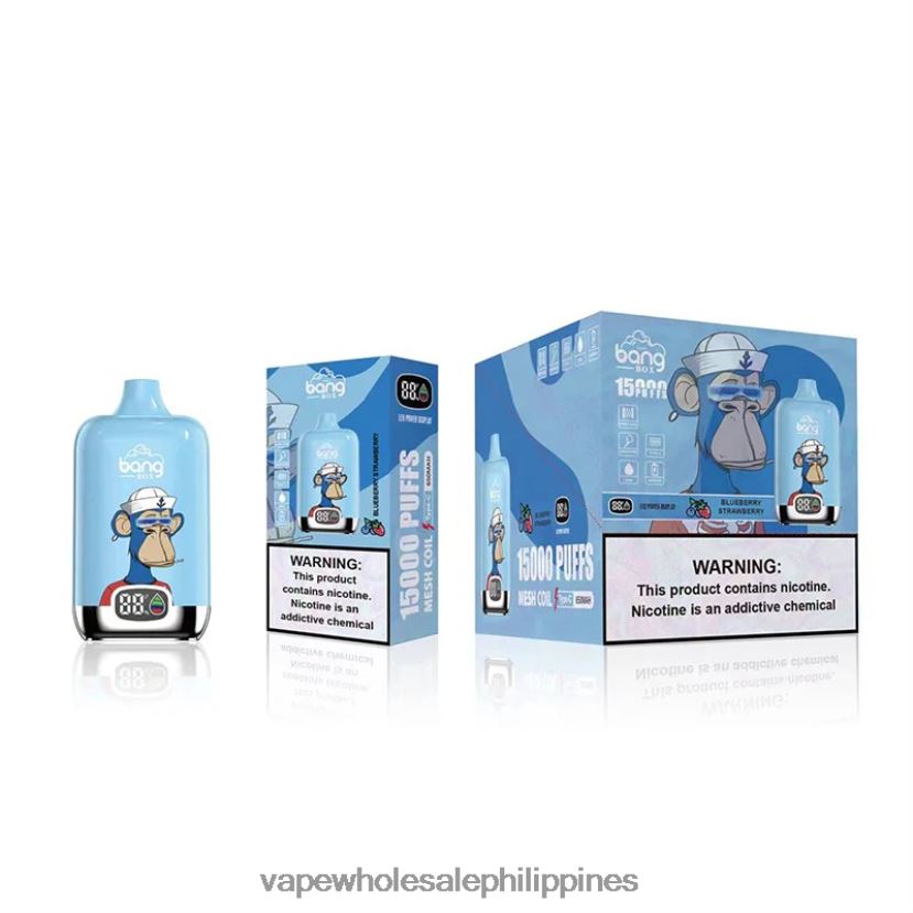 vape wholesale supplier philippines 2J4240132 Blueberry Strawberry Bang Box 15000