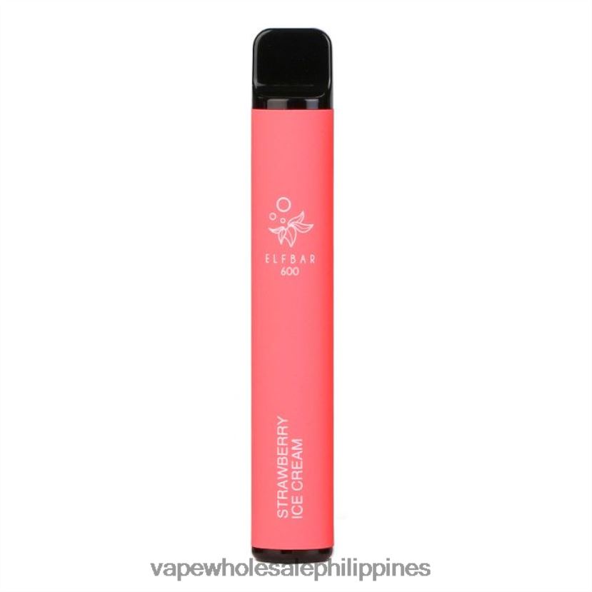 vape supplier manila 2J4240104 Strawberry Ice Cream ELFBAR 600