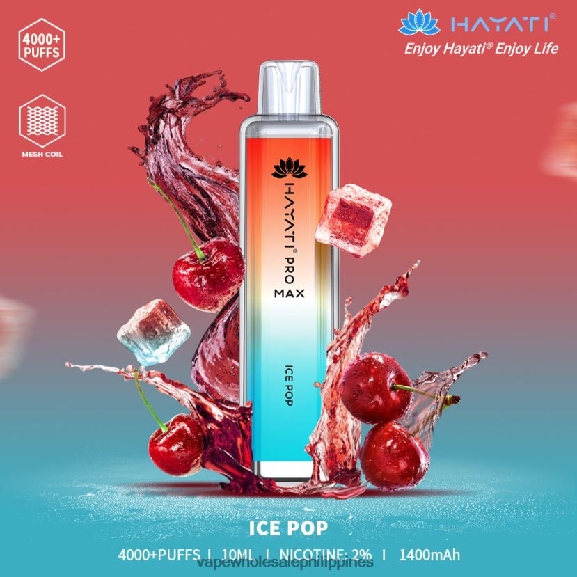 vape wholesale philippines 2J4240161 Ice Pop Hayati Pro Max 4000