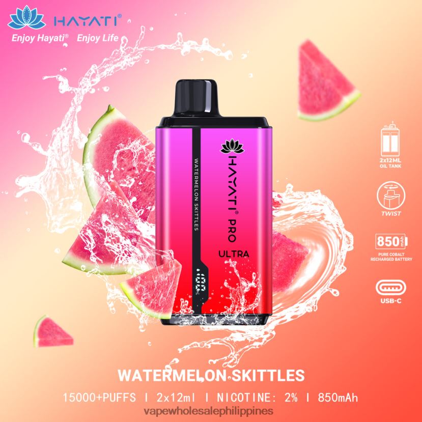 vape cheapest price 2J4240220 Watermelon Skittles Hayati Pro Ultra