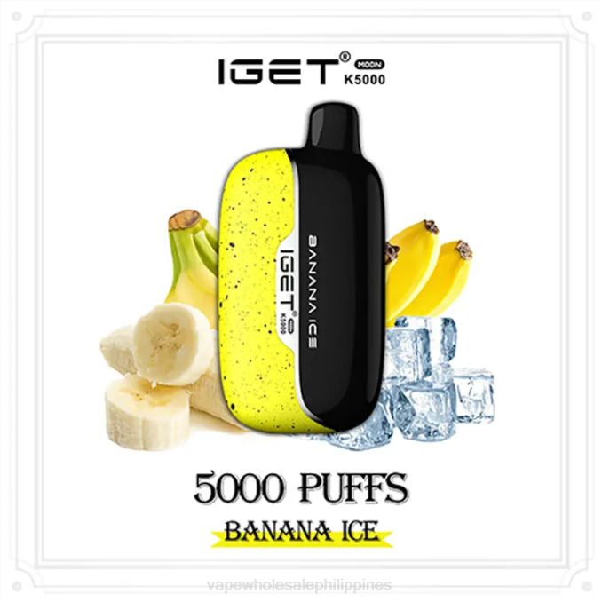 Vape Cheap Online - IGET Moon K5000 Banana Ice 640N11