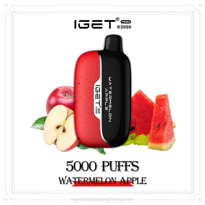 Vape Philippines Price - IGET Moon K5000 Watermelon Apple 640N6