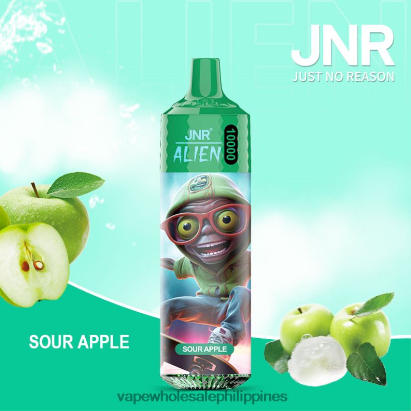 vape cheapest price 2J4240660 Sour Apple JNR ALIEN