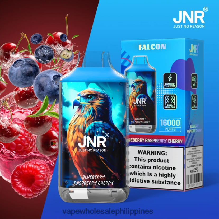 vape wholesaler 2J4240699 Blueberry Raspberry Cherry JNR FALCON