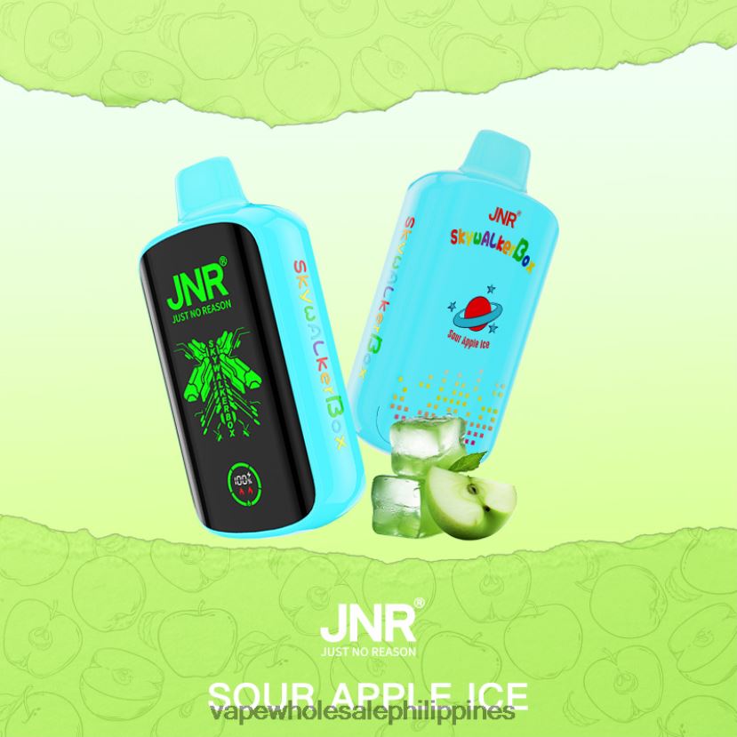 vape cheapest price 2J4240590 Sour Apple Ice JNR SKYWALKER BOX