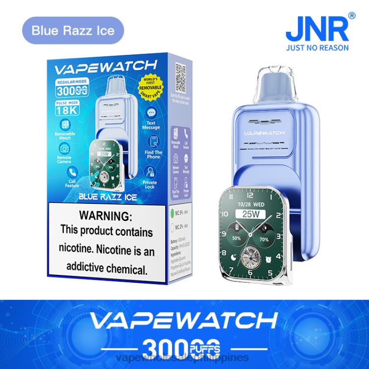 JNR Vape Watch 6LX0P11 Blue Razz Ice vape cheap online