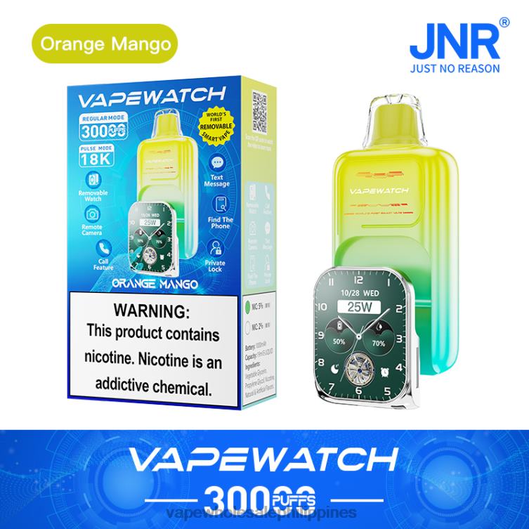 JNR Vape Watch 6LX0P2 Orange Mango vape wholesale supplier philippines