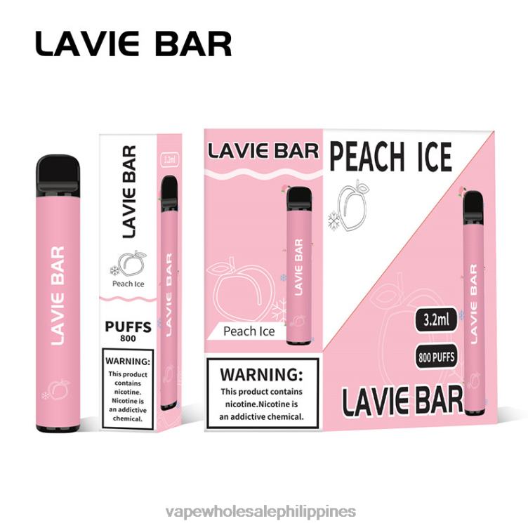 Cheap Vape Philippines - Peach Ice LAVIE BAR 800 Puffs 2DTH2314