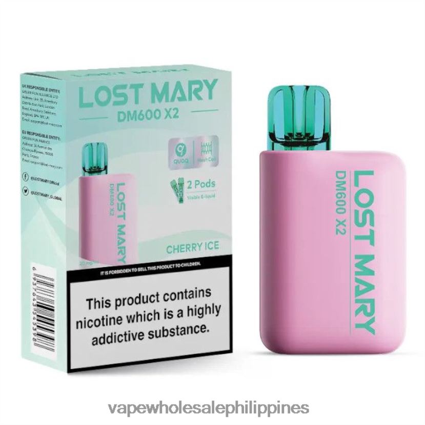 vape cheapest price 2J4240470 Cherry Ice LOST MARY DM600 X2