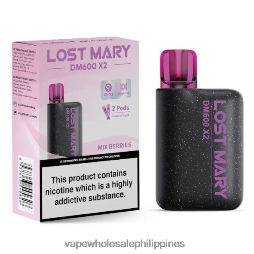 vape philippines price 2J4240476 Mix Berries LOST MARY DM600 X2