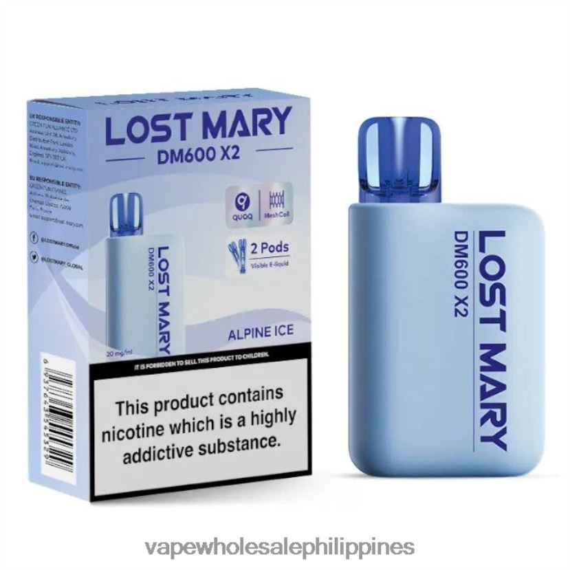 vape supplier manila 2J4240464 Alpine Ice LOST MARY DM600 X2