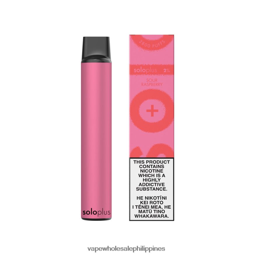 Buy Vape Philippines - Solo Plus Disposable Vape Sour Raspberry DVB2H435