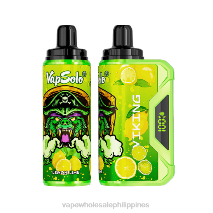 Vape Wholesale Philippines - Vapsolo VIKING Disposable Vape Lemon Lime H2HF134